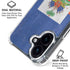 Haiti Flag Distressed iPhone 17 Clear Case